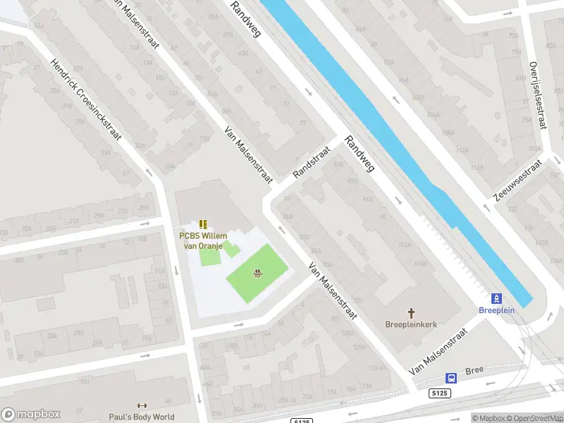 Ambulance met grote spoed naar de Van Malsenstraat in Rotterdam