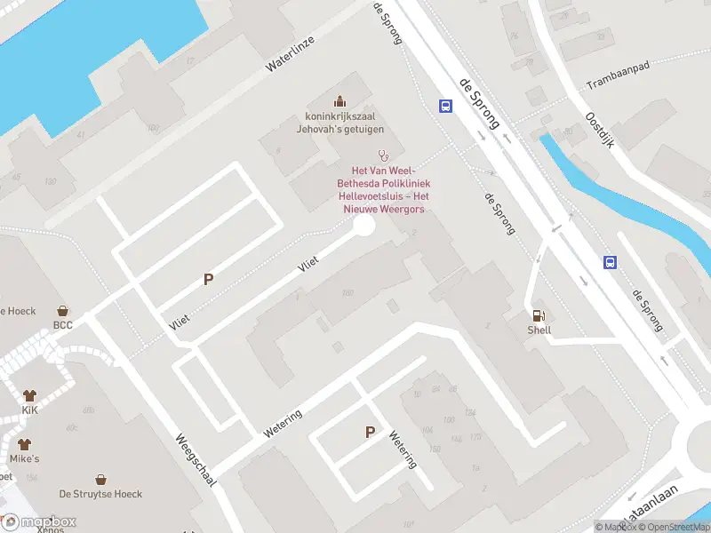 Ambulance met grote spoed naar de Vliet in Hellevoetsluis