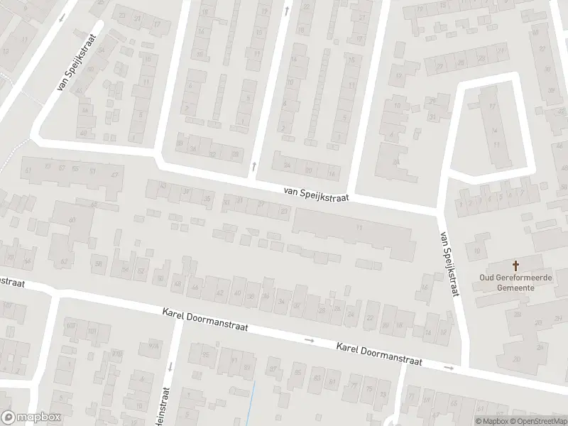 Overlastmelding Van Speijkstraat in Oud-Beijerland