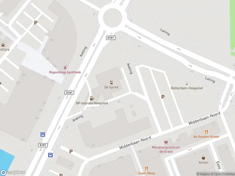 Ambulance met gepaste spoed naar de Leemkuil in Hoogvliet Rotterdam