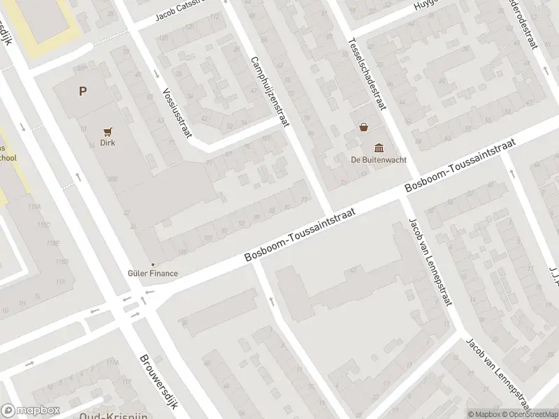 Ambulance met gepaste spoed naar de Bosboom-Toussaintstraat in Dordrecht