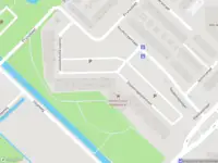 Ambulance met grote spoed naar de Goudenregenplantsoen in Ridderkerk