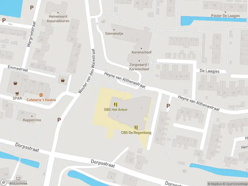 Politie naar de Dorpsstraat in Heinenoord vanwege ongeval met letsel