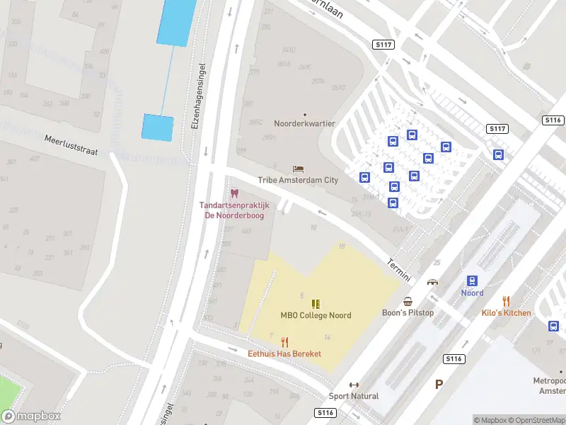 Ambulance met gepaste spoed naar de Termini in Amsterdam