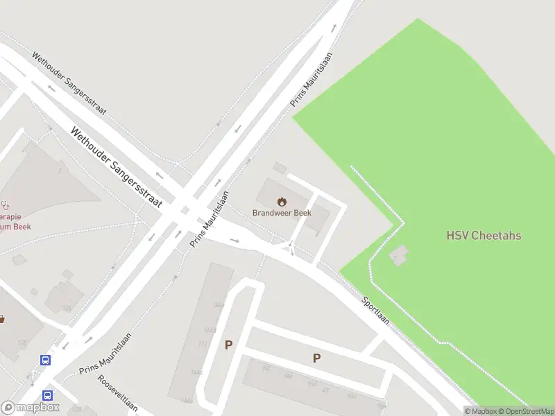 Brandweer met gepaste spoed naar de Sportlaan in Beek