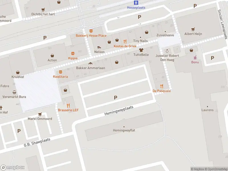 Ambulance met gepaste spoed naar de Hemingwayplaats in Rotterdam