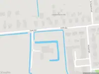 Politie naar de Oude Dijk in Bedum