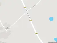 Brandweer met gepaste spoed naar de Ootmarsumsestraat in Rossum vanwege stormschade