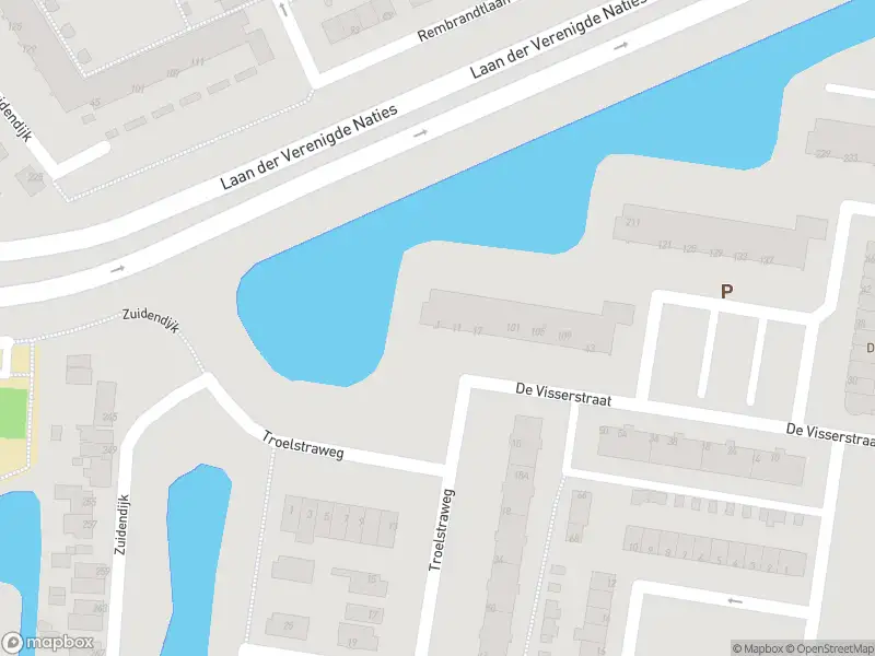 Ambulance met grote spoed naar de Loudonstraat in Dordrecht