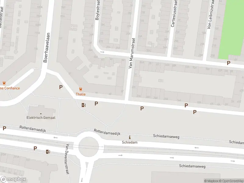 Ambulance met grote spoed naar de Van Marumstraat in Schiedam