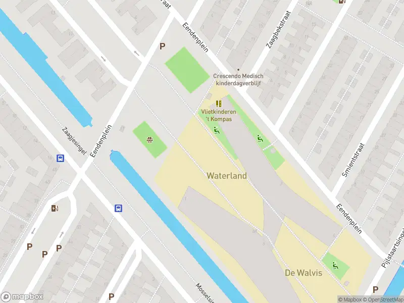 Brandweer met gepaste spoed naar de Eendenplein in 's-Gravenhage