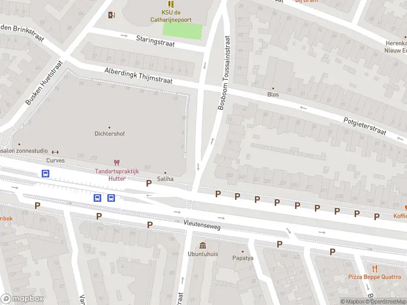 Brandweer met gepaste spoed naar de Bosboom Toussaintstraat in Utrecht vanwege een buitenbrand