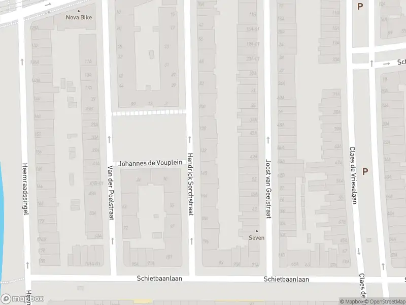 Ambulance met grote spoed naar de Hendrick Sorchstraat in Rotterdam