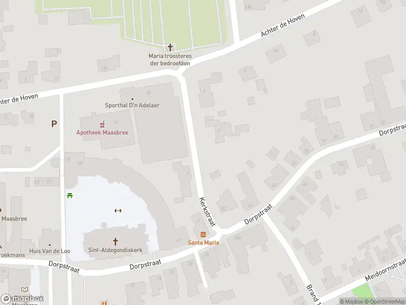 Politie naar de Kerkstraat in Maasbree vanwege aanrijding met letsel