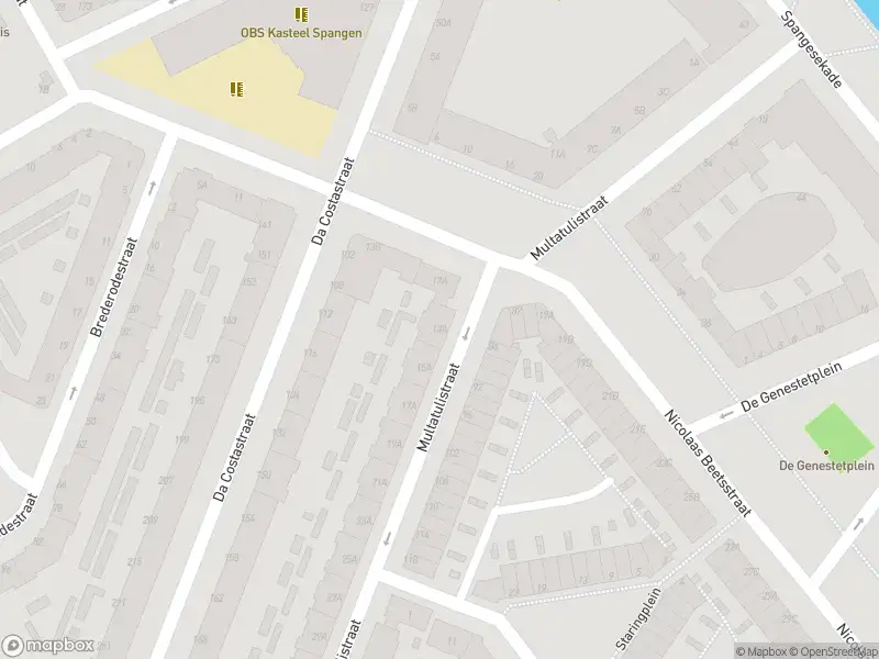 Ambulance met grote spoed naar de Multatulistraat in Rotterdam