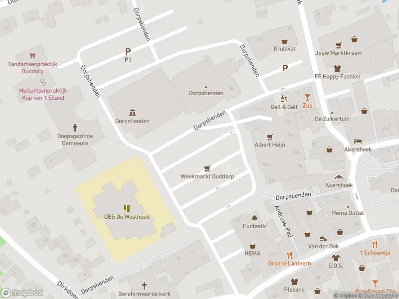 Ambulance met grote spoed naar de Dorpstienden in Ouddorp