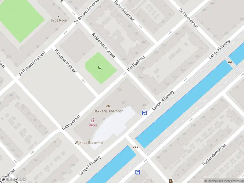 Brandweer met gepaste spoed naar de Lange Hilleweg in Rotterdam