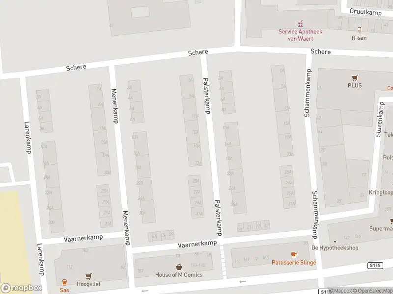 Ambulance met grote spoed naar de Palsterkamp in Rotterdam