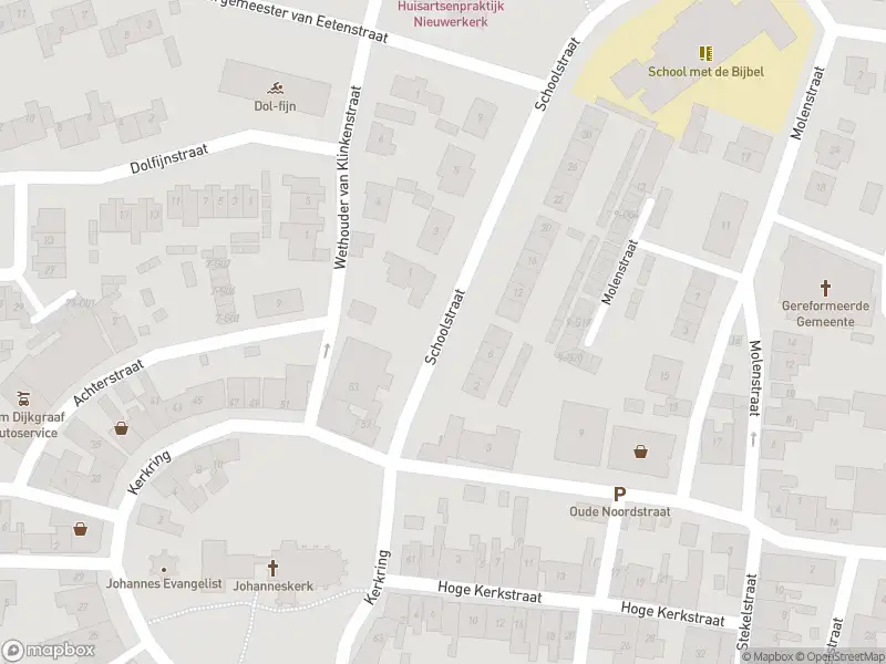 Brandweer met gepaste spoed naar de Schoolstraat in Nieuwerkerk