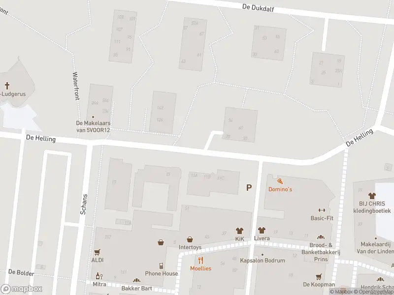 Politie naar de De Helling in Dronten vanwege aanrijding met letsel