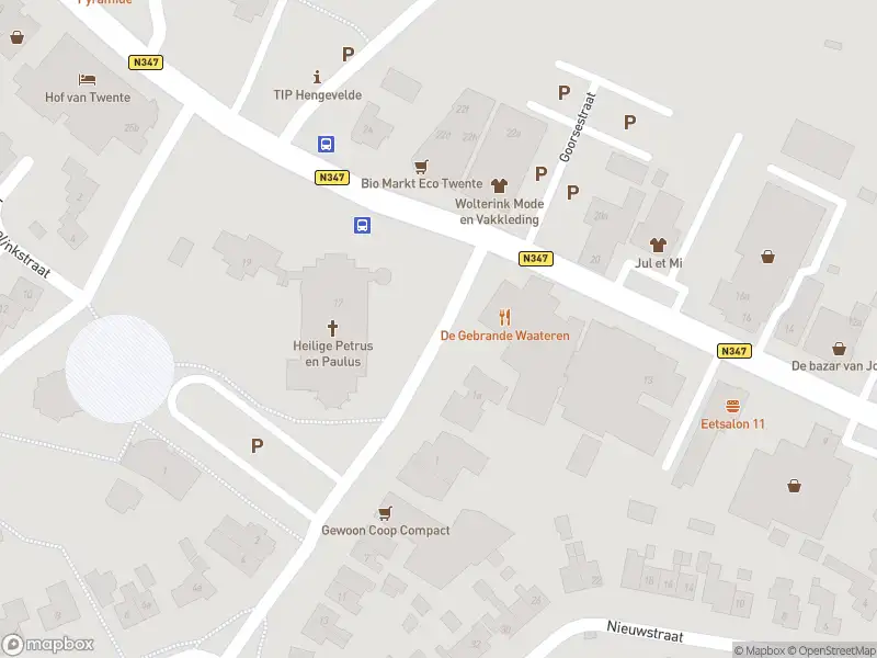 Ambulance met grote spoed naar de Markesingel in Hengevelde vanwege gebouwbrand