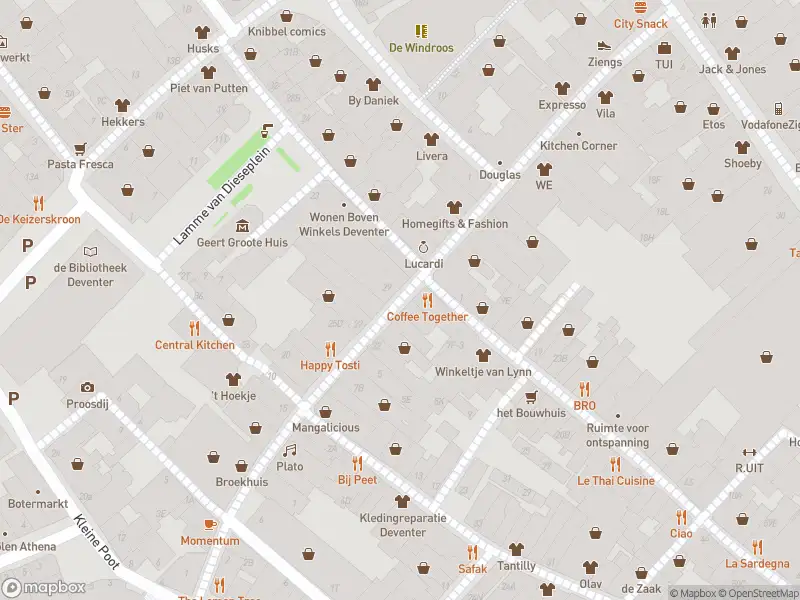 Politie naar de Korte Bisschopstraat in Deventer vanwege aanrijding met letsel