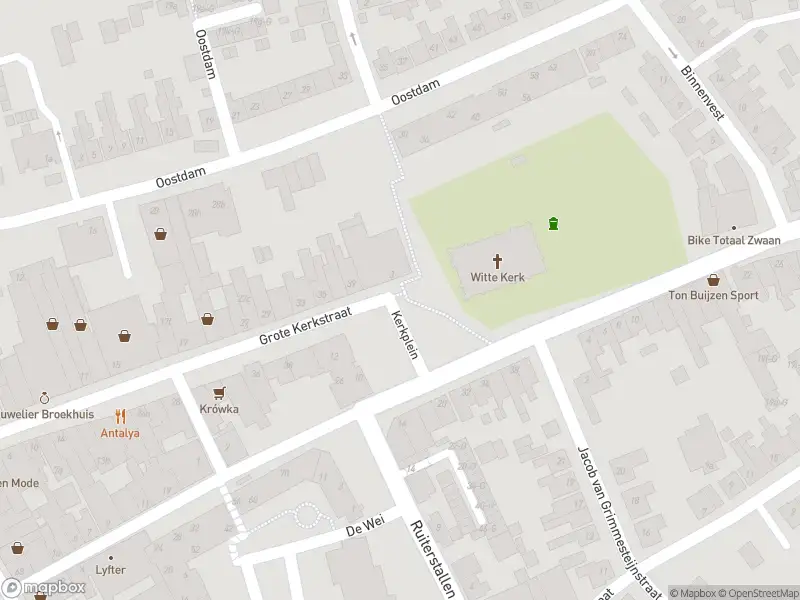 Brandweer met grote spoed naar de Kerkplein in Steenbergen vanwege gebouwbrand