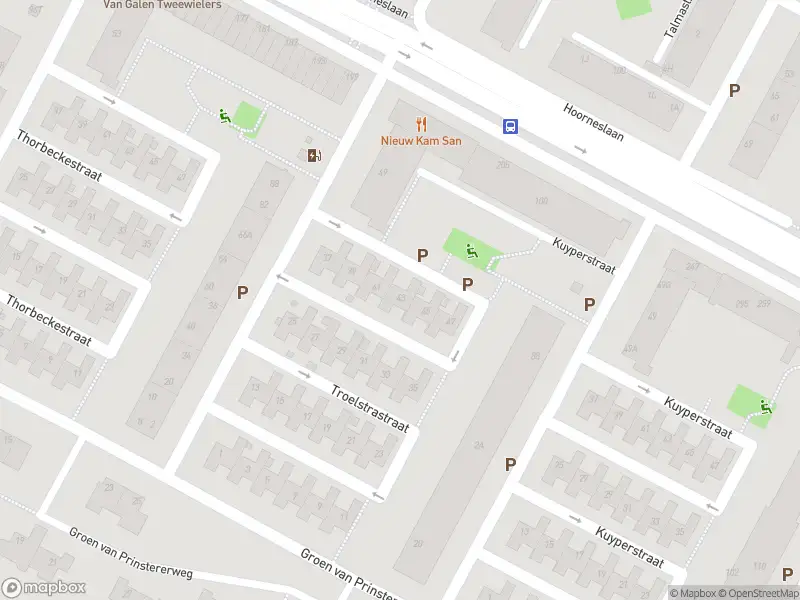 Ambulance met gepaste spoed naar de Schimmelpenninckstraat in Katwijk