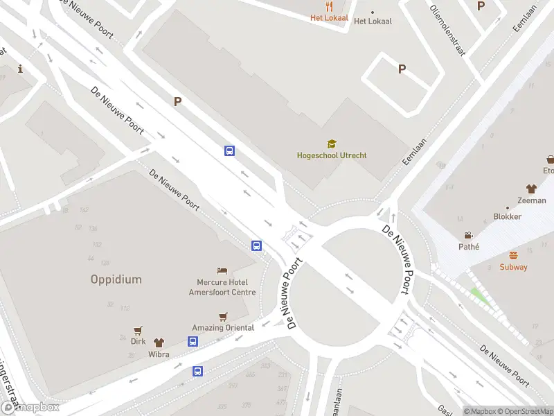 Brandweer met grote spoed naar de De Nieuwe Poort in Amersfoort vanwege activering sprinkler