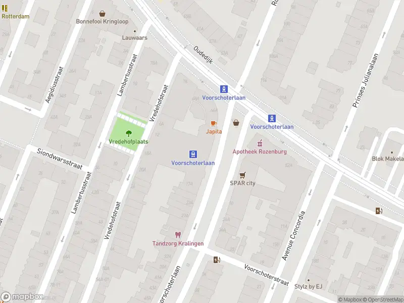 Besteld ambulance vervoer naar de Voorschoterlaan in Rotterdam