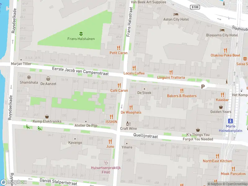 Ambulance met gepaste spoed naar de Eerste Jacob van Campenstraat in Amsterdam