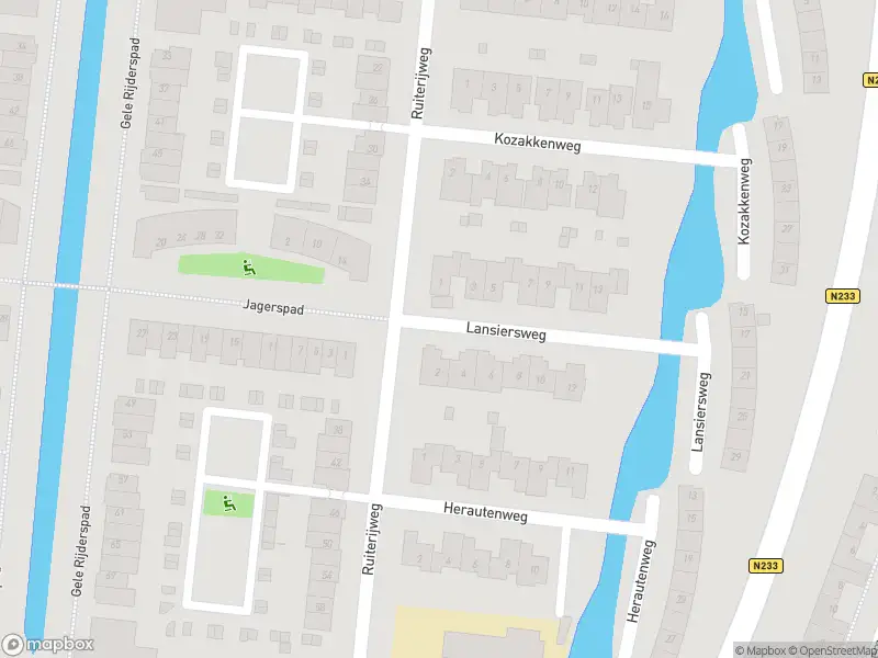 Brandweer met gepaste spoed naar de Lansiersweg in Veenendaal vanwege afhijsen patient