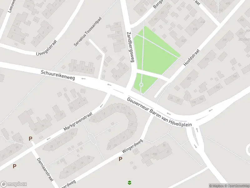 Brandweer met grote spoed naar de Gouverneur Baron van Hövellplein in Hoensbroek vanwege gebouwbrand