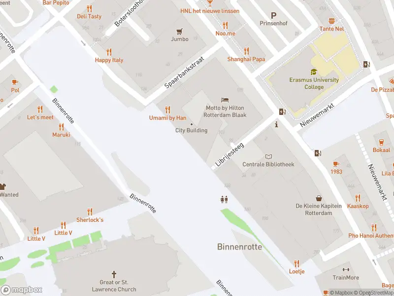 Ambulance met gepaste spoed naar de Binnenrotte in Rotterdam