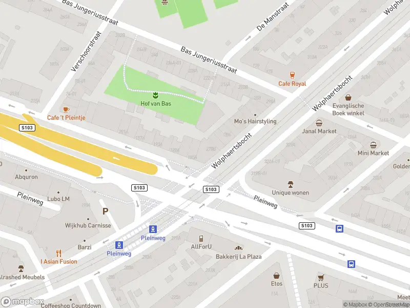 Ambulance met grote spoed naar de Wolphaertsbocht in Rotterdam