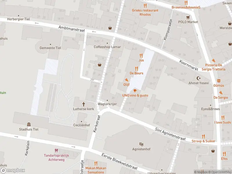 Brandweer met normale urgentie naar de Kerkstraat in Tiel vanwege dier(en) in nood