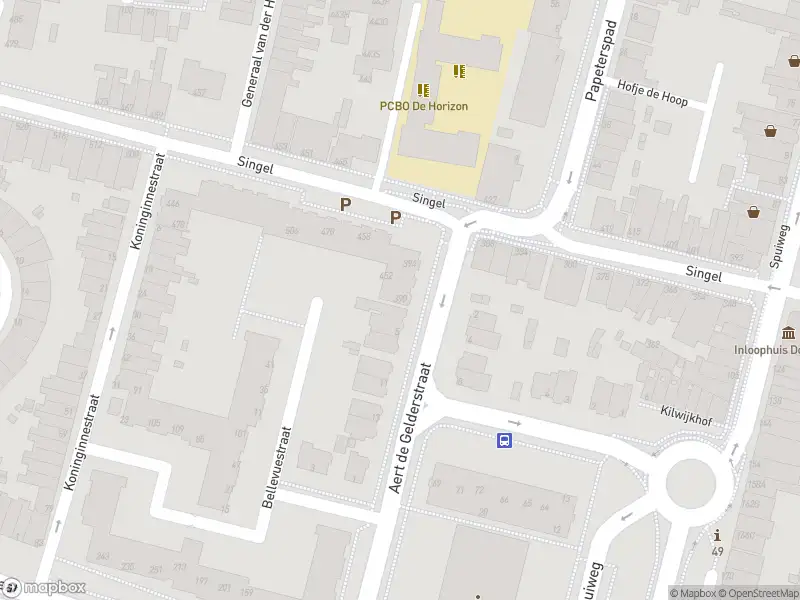 Ambulance met grote spoed naar de Singel in Dordrecht