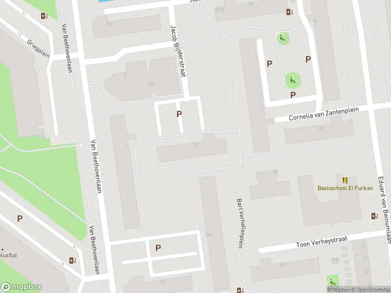 Ambulance met gepaste spoed naar de Bart Verhallenplein in Schiedam