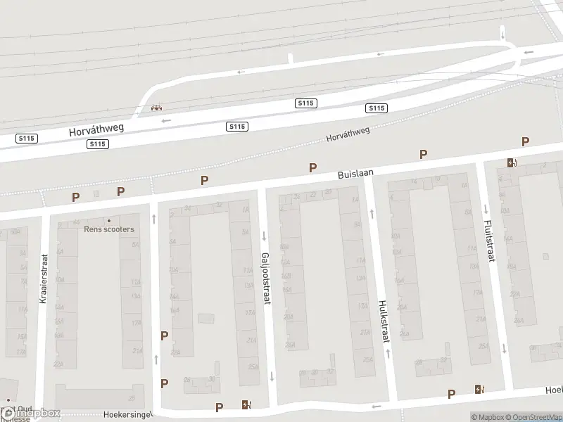 Ambulance met grote spoed naar de Galjootstraat in Rotterdam