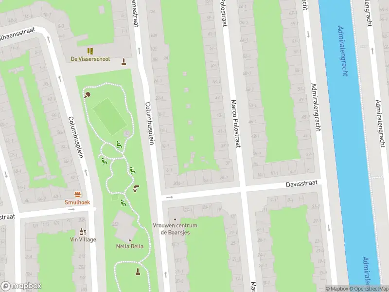 Brandweer met grote spoed naar de Columbusplein in Amsterdam