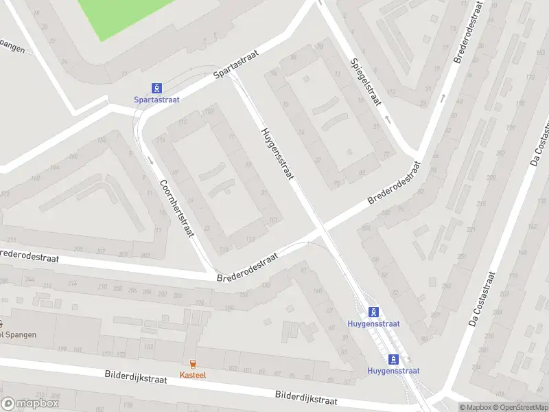 Ambulance met grote spoed naar de Brederodestraat in Rotterdam