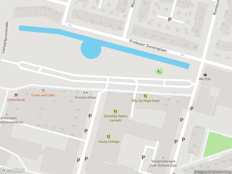 Brandweer naar de Prof. Kohnstammlaan in Dordrecht