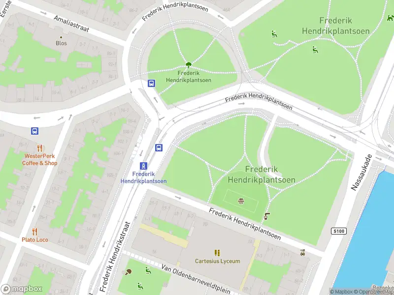 Ambulance met grote spoed naar de Frederik Hendrikplantsoen in Amsterdam