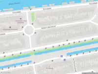 Brandweer met gepaste spoed naar de Zuidvliet in Leeuwarden vanwege wateroverlast