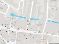 Brandweer met gepaste spoed naar de Nieuwstraat in 's-Hertogenbosch vanwege wateroverlast