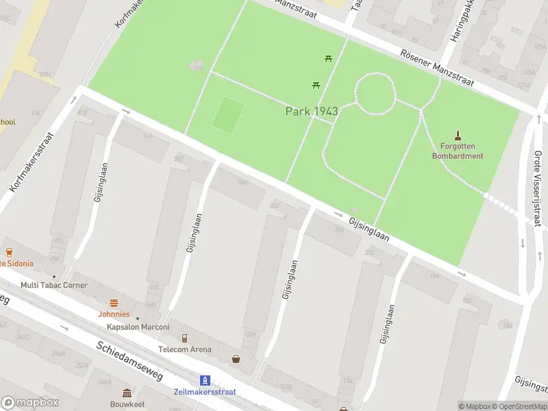 Ambulance naar de Gijsinglaan in Rotterdam