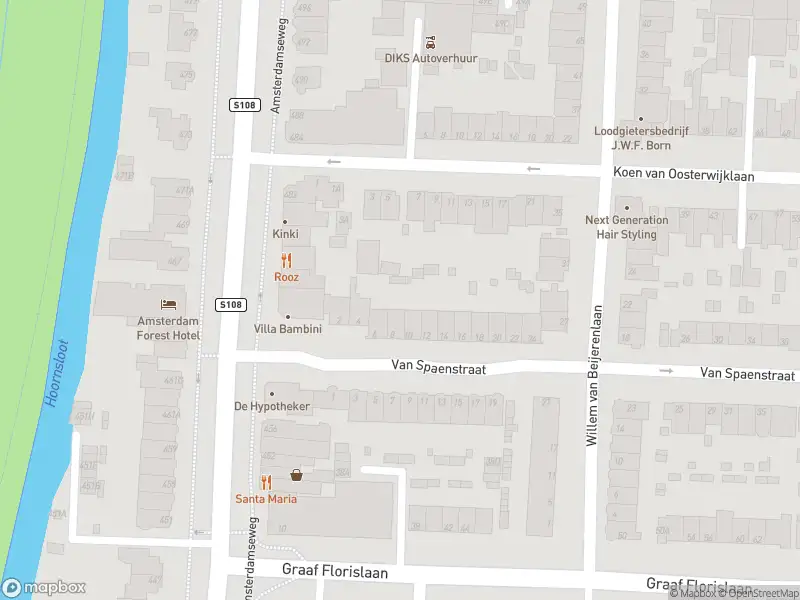 Overlastmelding Amsterdamseweg in 1181BT Amstelveen gesloten