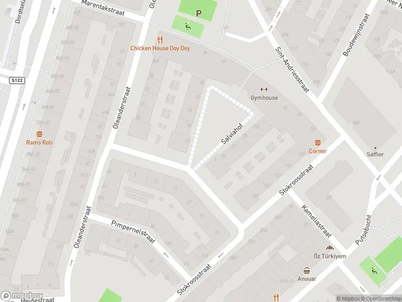 Ambulance met grote spoed naar de Salviahof in Rotterdam