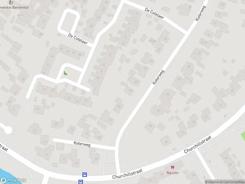 Brandweer met gepaste spoed naar de Churchillstraat in Barneveld vanwege gebouwbrand