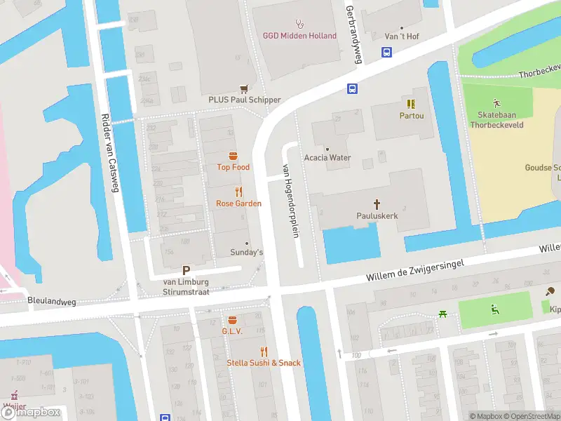 Ambulance met gepaste spoed naar de Van Hogendorpplein in Gouda